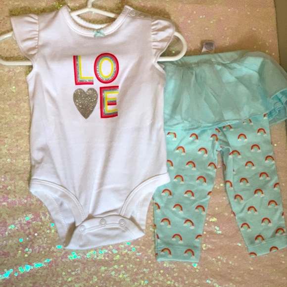 NWT 3 mth ...Carters 2-piece Onesie Tutu set $Firm - Picture 2 of 2